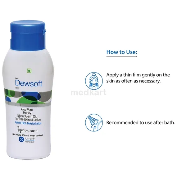 new dewsoft lotion 100 ml